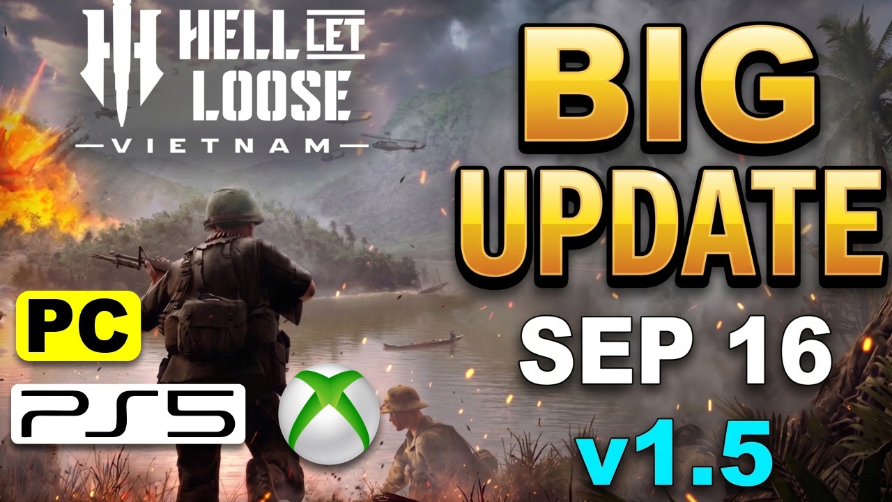 Hell Let Loose: Vietnam Update v1.5 - Huey, M14, SKS & 100+ Changes (Patch Notes)