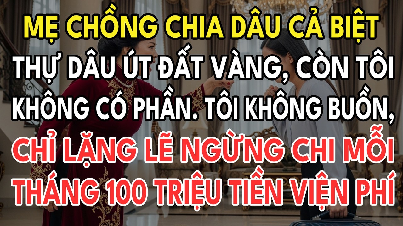 Mẹ Chồng Chia Dâu Cả Biệt Thự, Dâu Út Đất Vàng, Còn Tôi Không Có Phần Tôi Tung Bằng Chứng Thâu Tóm