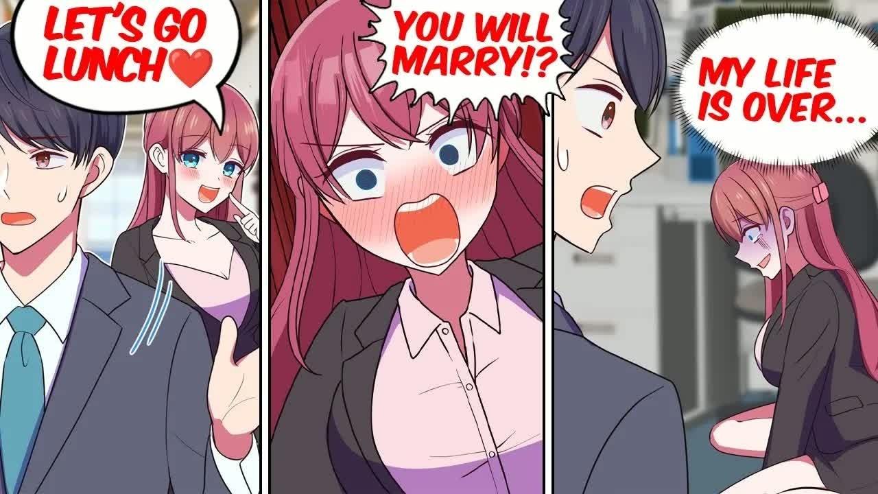 Manga Dub Flirty Girl In My Office Mistaken Me Getting Married And Her Attitude Change   RomCom