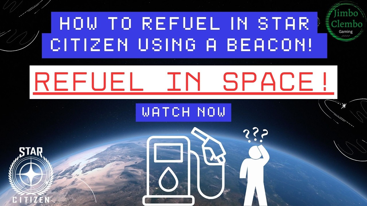 How to refuel in Star Citizen using a Beacon!
