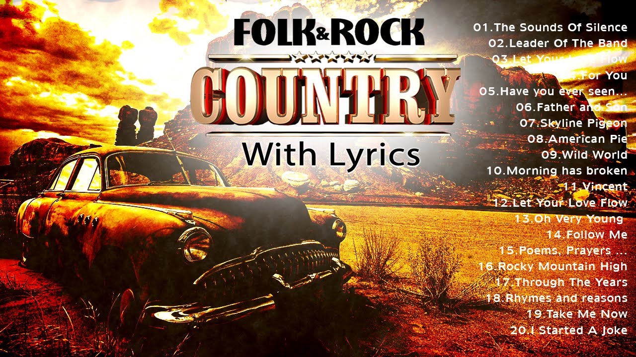Top Folk Rock And Country Music 70s 80s 90s 📀 Best Of Folk Rock And Country Music 📀 Folk Country