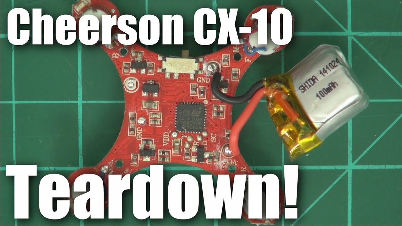 Teardown: Cheerson CX-10 micro quadcopter
