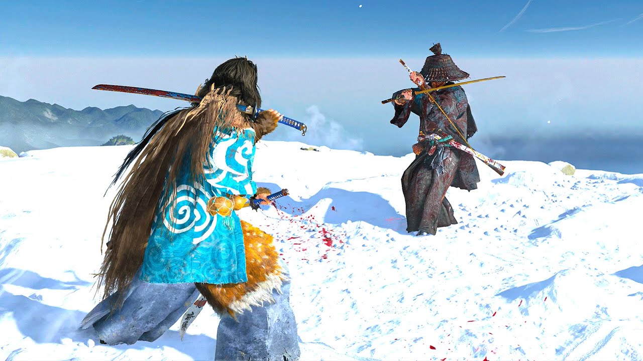 Ghost of Yotei - Takezo the Unrivalled Boss Fight (Miyamoto Musashi Reference)