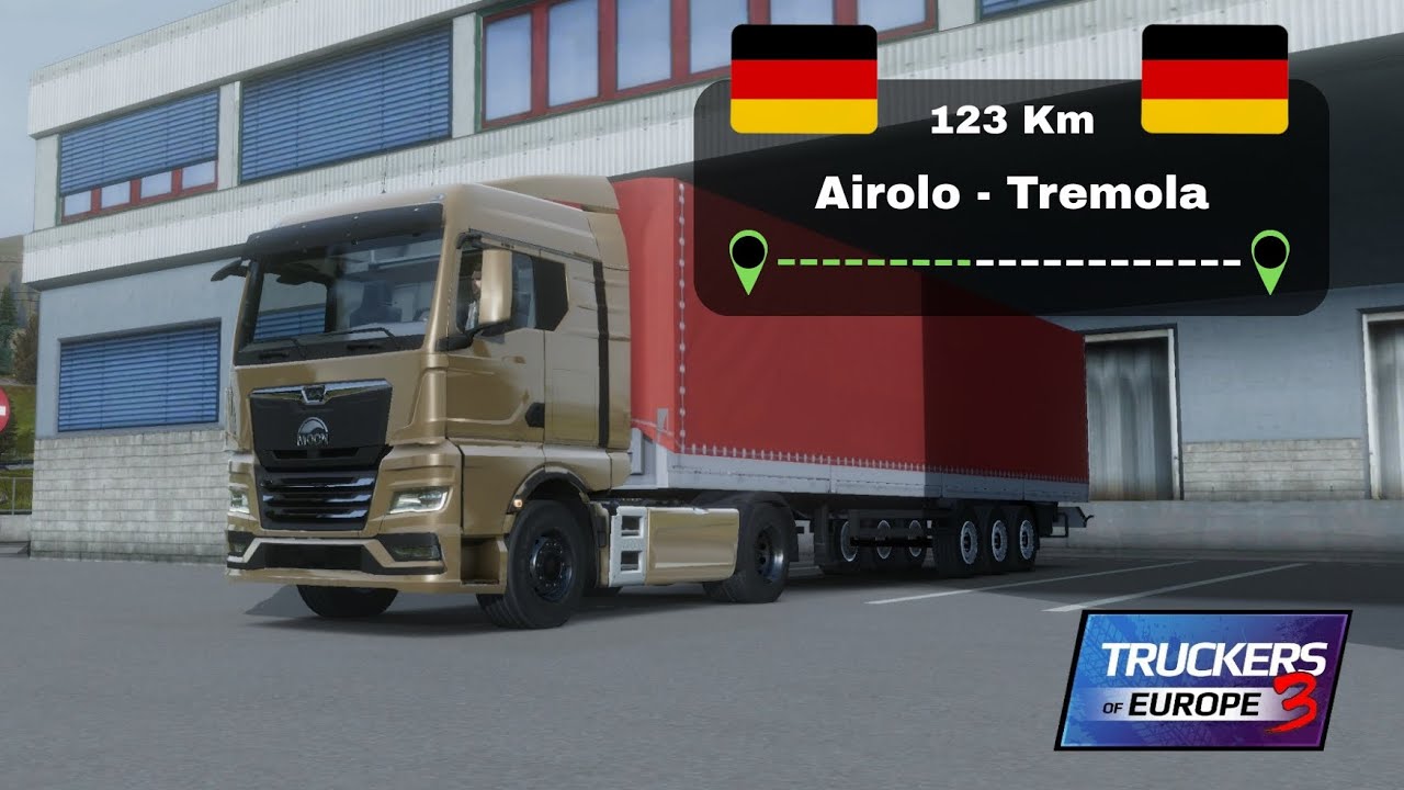 Delivery from Airolo to Tremola: 123 km trip | TRUCKERS OF EUROPE 3