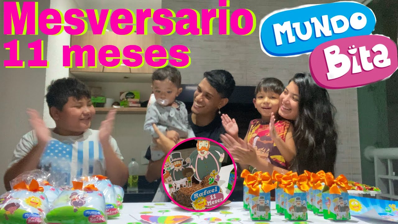 ÚLTIMO MESVERSARIO DO RAFAEL - MUNDO BITA