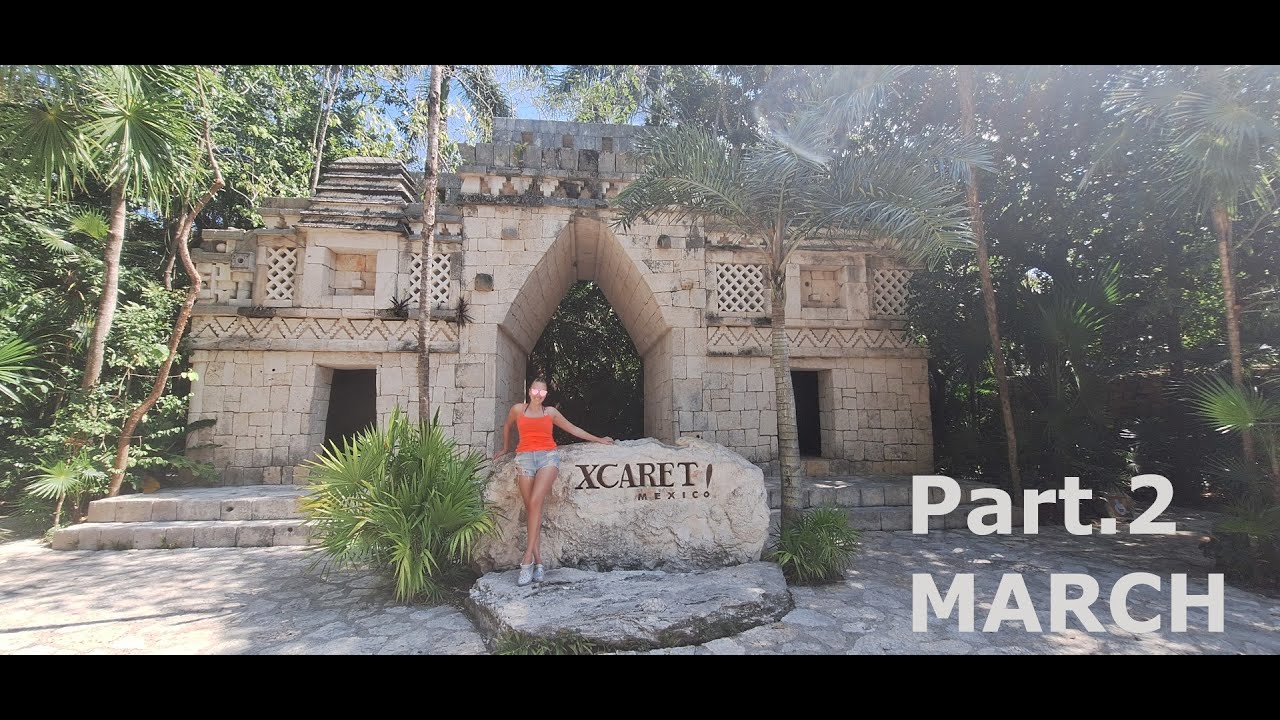 XCARET park, Playa Del Carmen, Mexico PART 2, 2024! 🇲🇽🦜