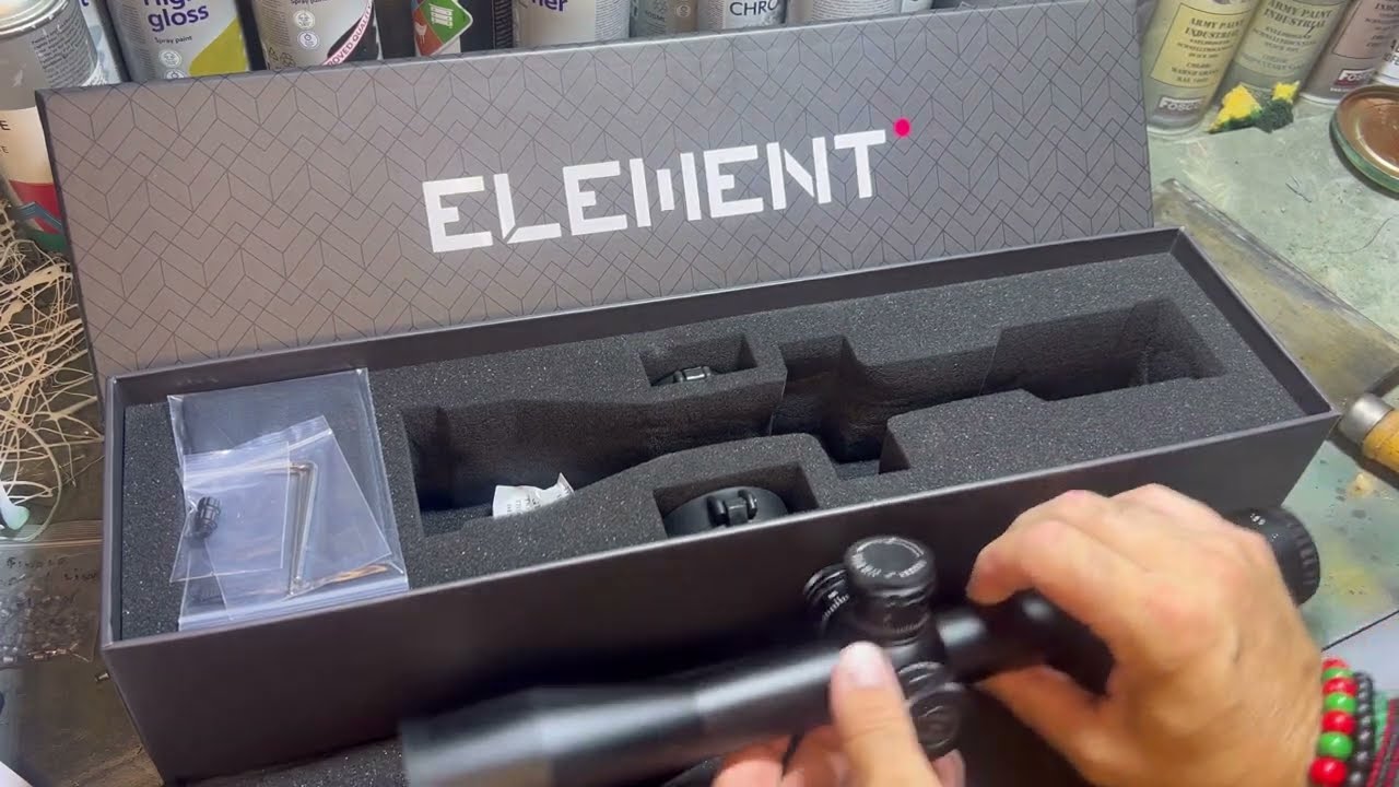 Présentation de ma nouvelle lunette #element dispo chez TOM AIRGUN code promo SNIPE5