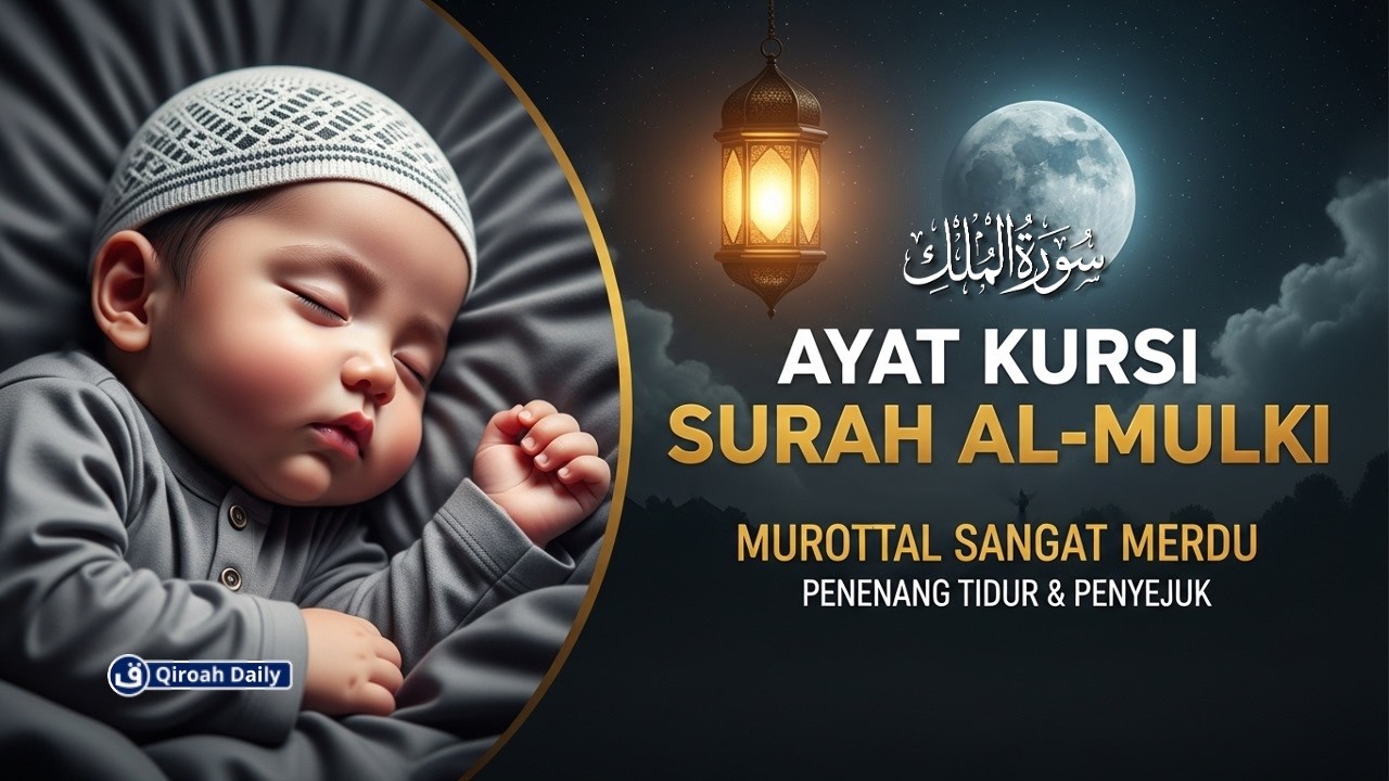 MUROTTAL AYAT KURSI, AL-MULK سورة الملك MERDU | BACAAN AL-QURAN PENGANTAR TIDUR PENGUSIR SETAN & JIN