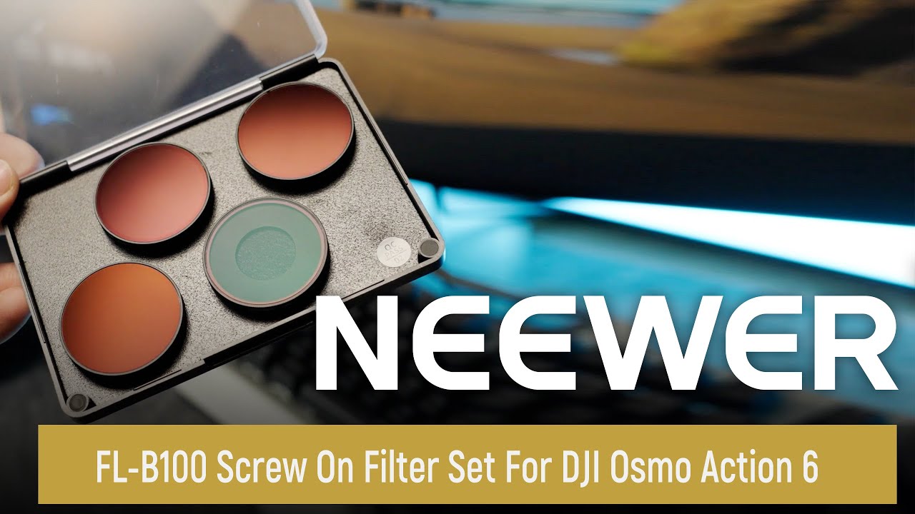 Introducing the NEEWER FL-B100 Screw On Filter Set For DJI Osmo Action 6
