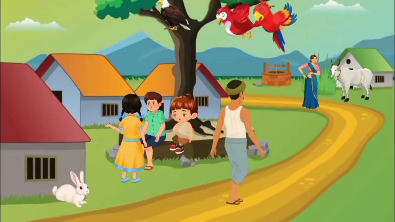ठंडी में जादूई रजाई का गरमी ||  मेहनती किसान की  जादूई गधा || cartoon video || 