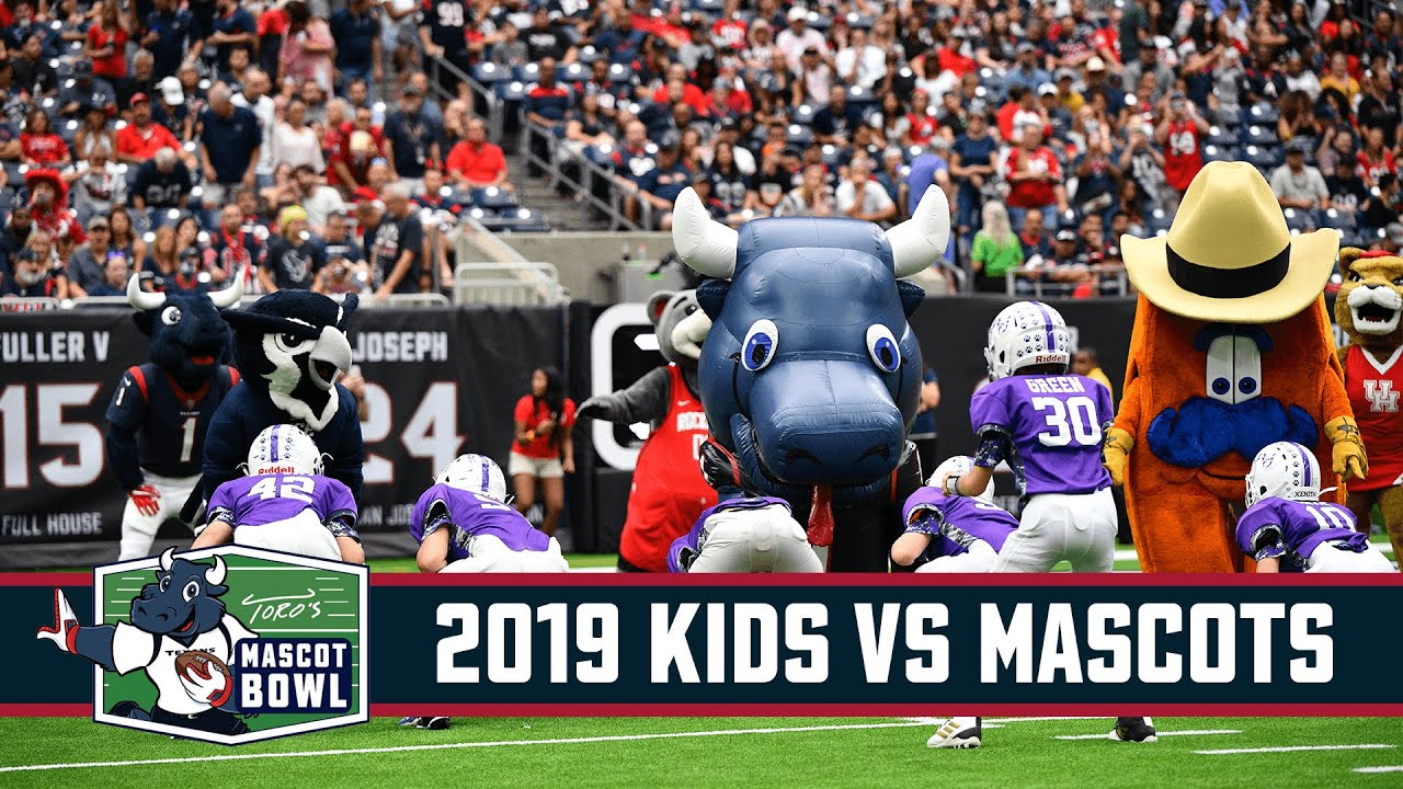 2019 Kids vs Mascots Football | Trick plays. TD celebrations. Pure chaos.