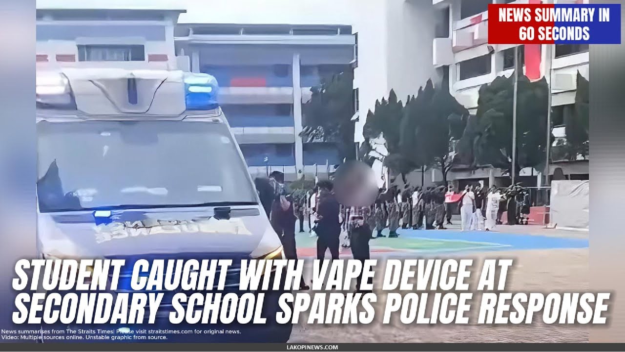 Student Caught With Vape Device at Secondary School Sparks Police Response