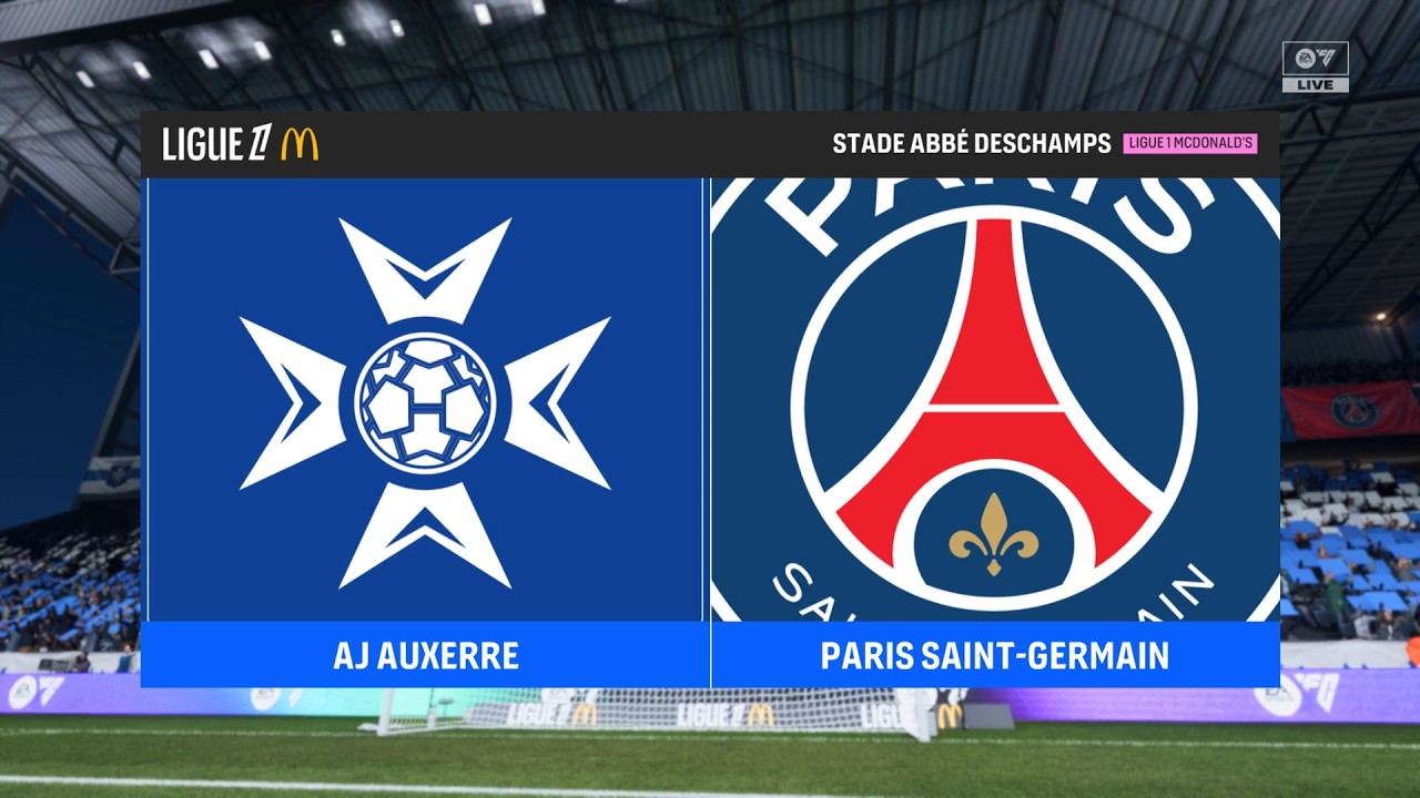 EA FC 26| Auxerre vs Paris Saint-Germain | 19e journée | 2025-26 Ligue 1 w/PSG