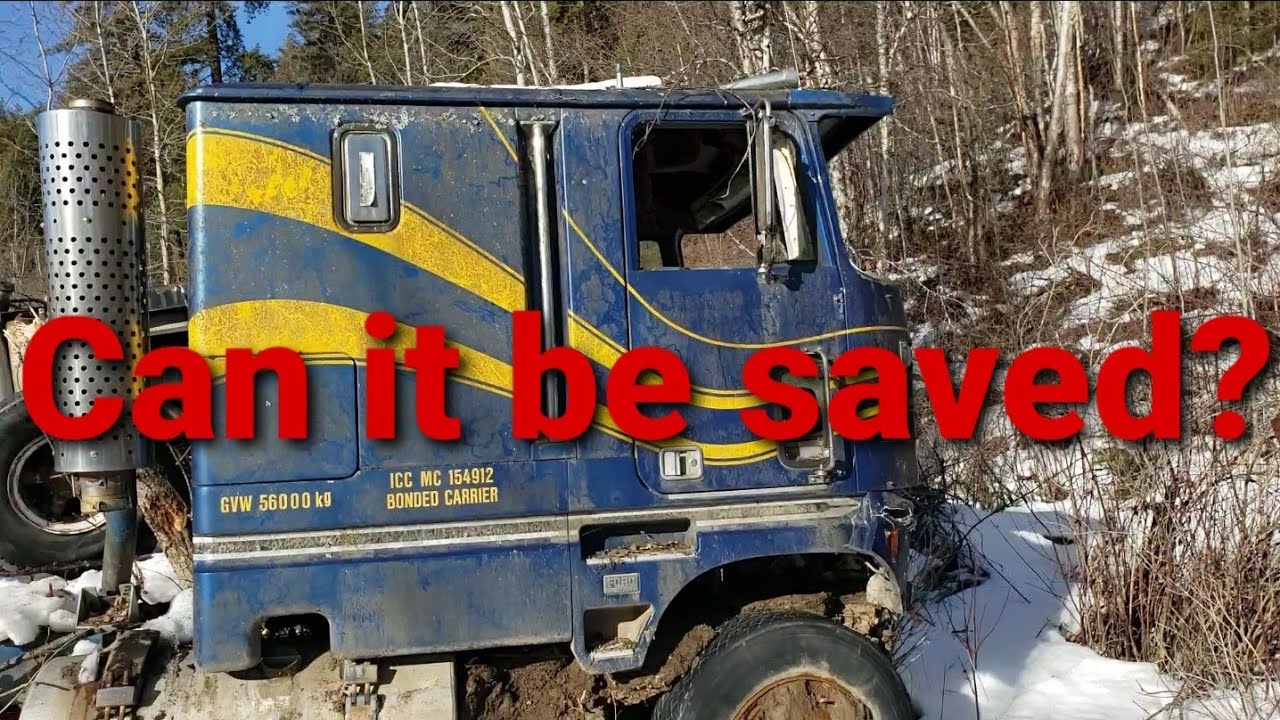 The buried CL9000 Cabover has been unearthed.