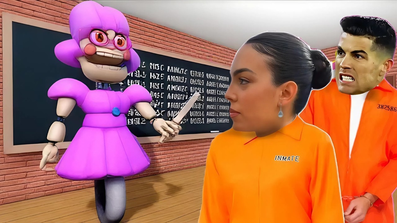 الهروب من سجن الانسة الروبوت🤖 مع جورجينا