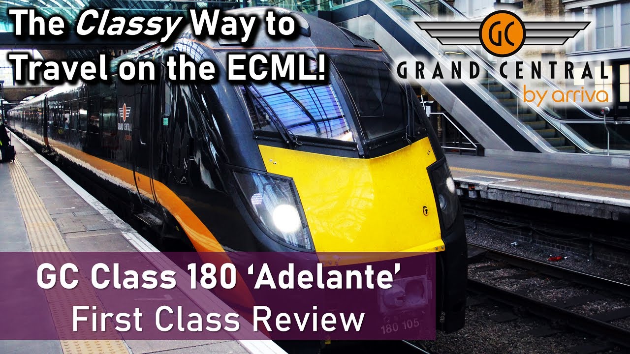 Grand Central Class 180 'Adelante' - First Class Review - ECML Travel in Style! (London to Bradford)