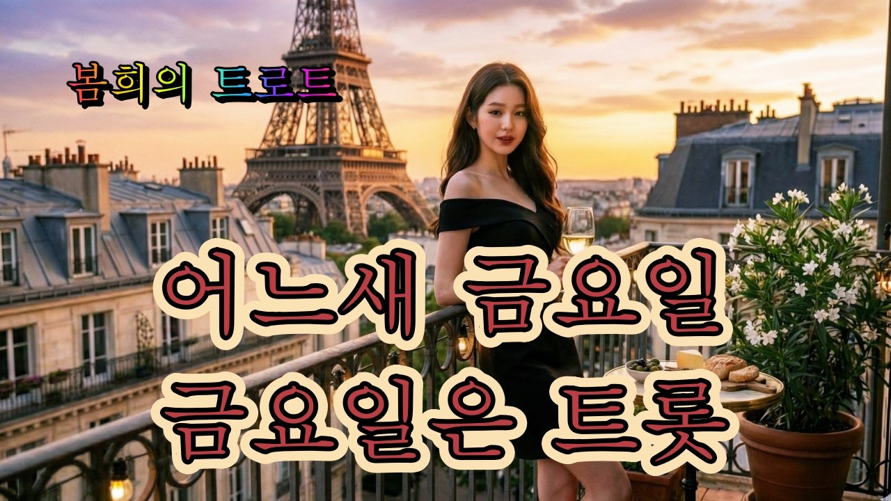 어느새 금요일이예요⌛️ 빠른 시간처럼 트롯 한곡 듣고 가셔요 봄희의 트로트 메들리❤️