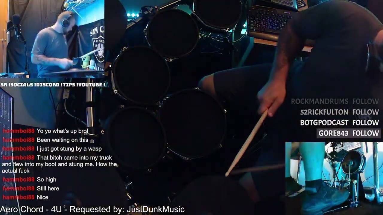 Aero Chord - 4U - JustDunk - Drum Cover
