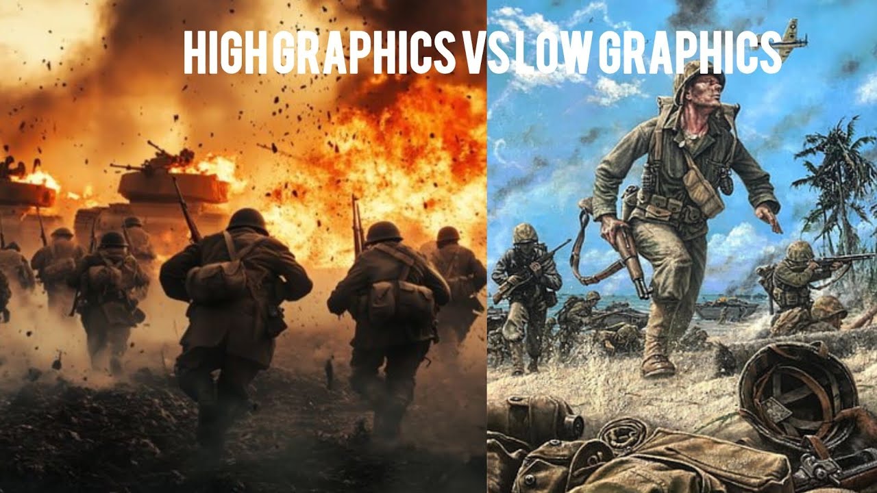 High graphics vs low graphics free fire 🔥 