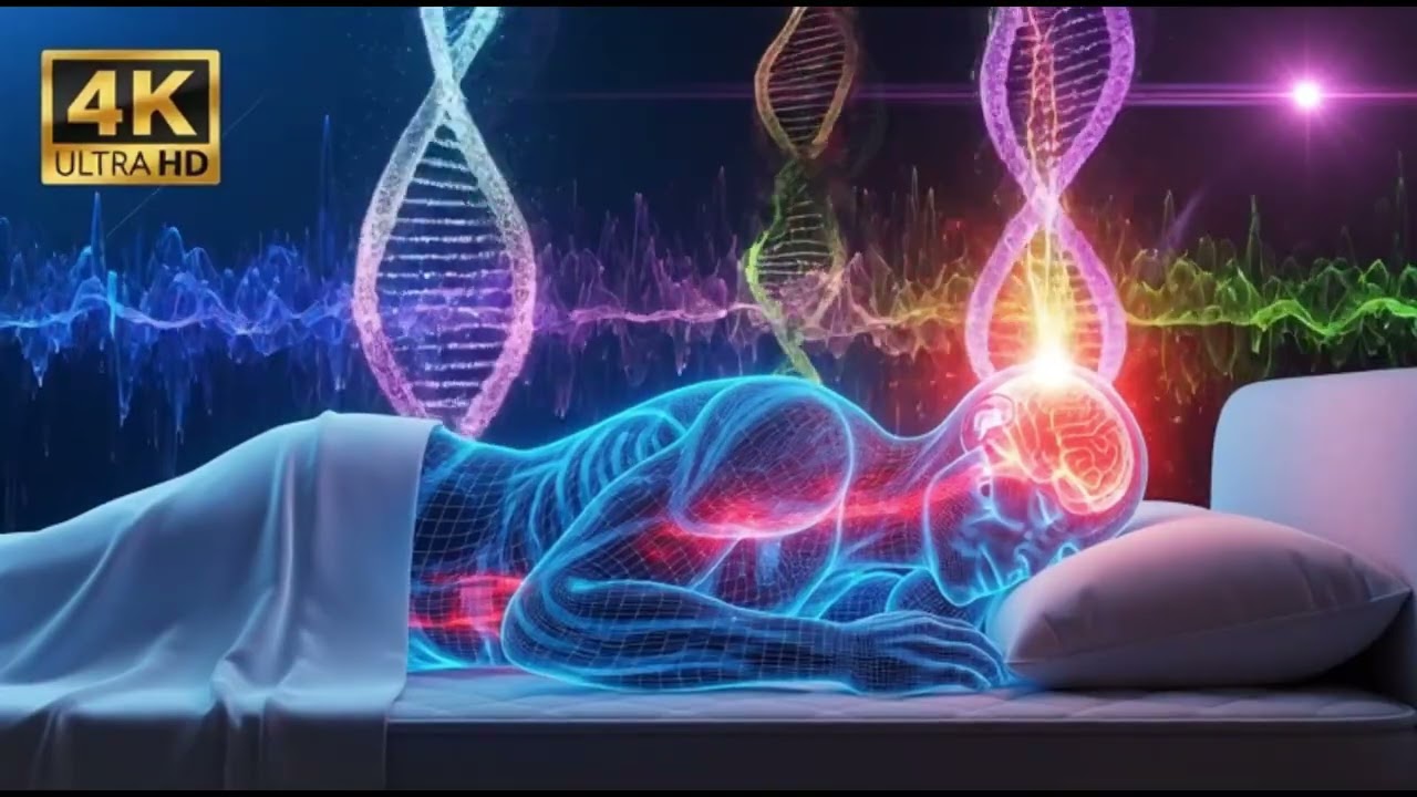 528Hz + 741Hz | The DEEPEST Healing Sleep: Whole Body Regeneration, Relieve Stress