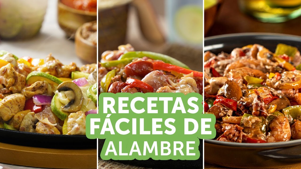 Recetas f&aacute;ciles de alambres | Kiwilim&oacute;n
