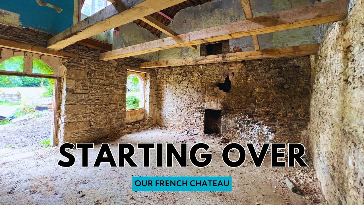 We Were Totally Unprepared: REBUILDING Our Chateau Cottage From Scratch