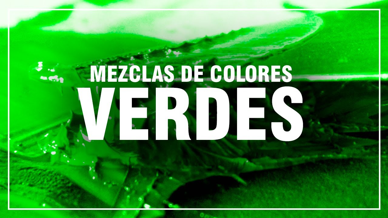 CÓMO HACER EL COLOR VERDE ✅ [Mezclas de Colores Fácil] 🎨