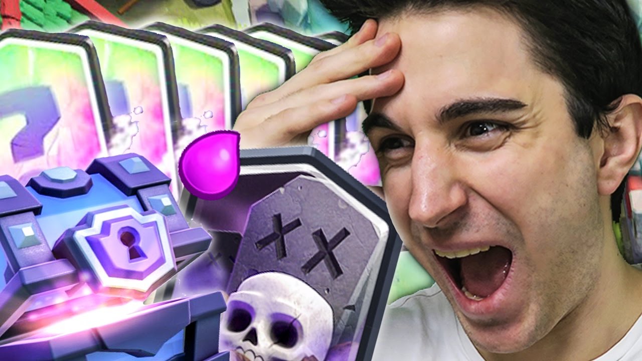 CLASH ROYALE | CHEST OPENING ALLA RICERCA DEL CIMITERO!! [7 LEGGENDARIE]