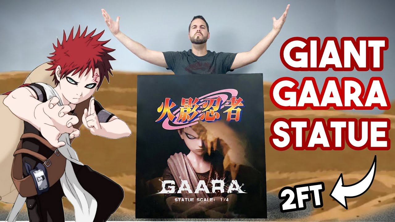РАСПАКОВКА! ОГРОМНАЯ 🌕 60-сантиметровая статуэтка Гаары от Iron Kite Studio | NARUTO | Экзамены н...