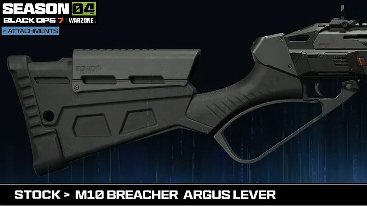 How To Unlock New M10 Breacher Argus Lever Attachment In Black Ops 7 & Warzone