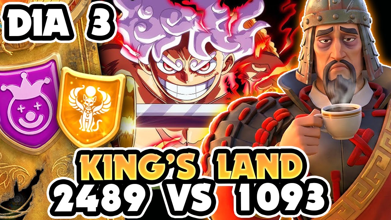 ABRE ZIGGURAT, PELEA MASIVA PRONTO? KING'S LAND 2489 vs 1093 - Rise of Kingdoms