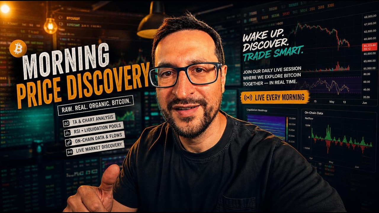 Bitcoin Morning Price Discovery Live TA - July 3rd