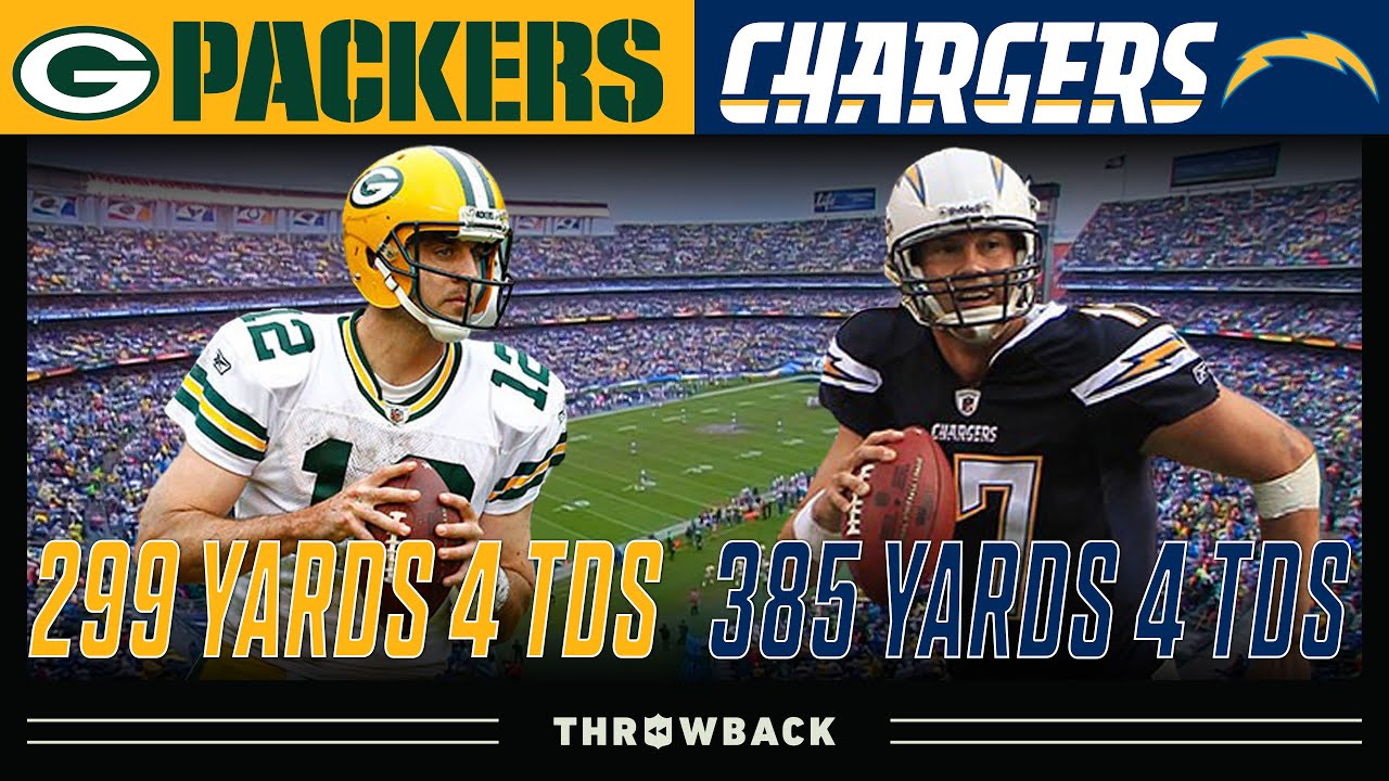 Rivers & Rodgers Tossing It Around in the Rain! (Packers vs. Chargers 2011, Week 9)
