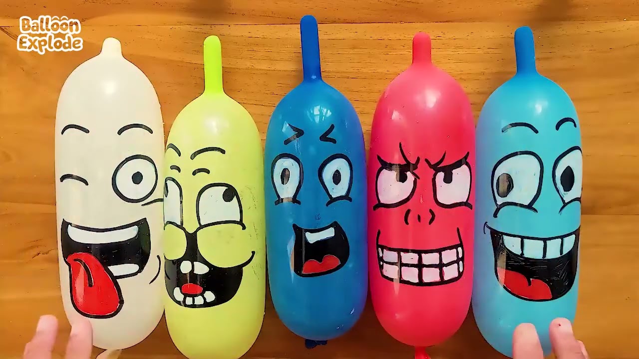 Making FLUFFY Slime with FUNNY BALOONS !!!Satisfying Slime Video #130125