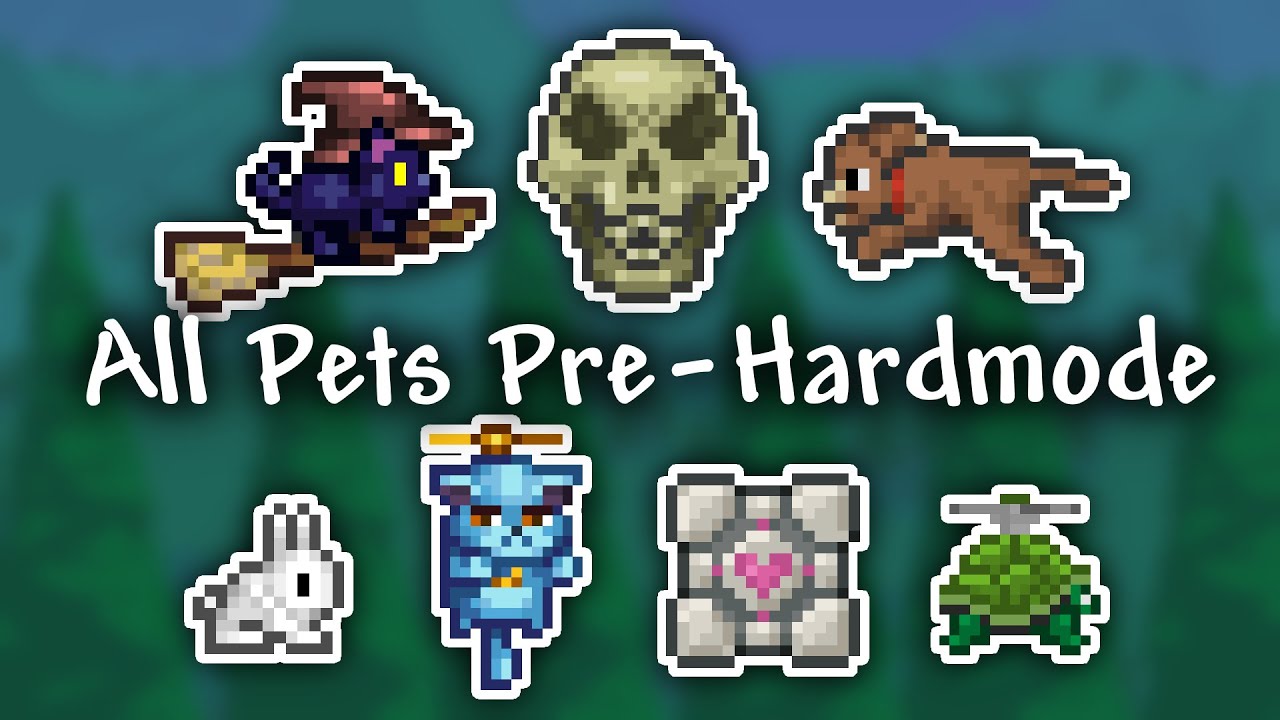 Terraria 1.3 - All Pets Pre-Hardmode