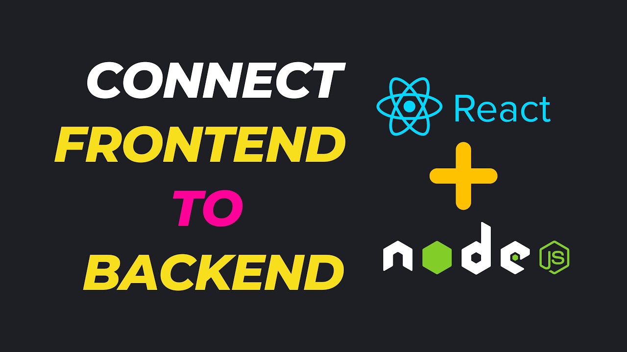 Подключите фронтенд к бэкенду с помощью React JS и Node JS
