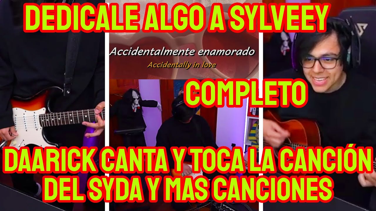 DAARICK CANTA Y TOCA ACCIDENTALLY IN LOVE Y MAS CANCIONES (COMPLETO)