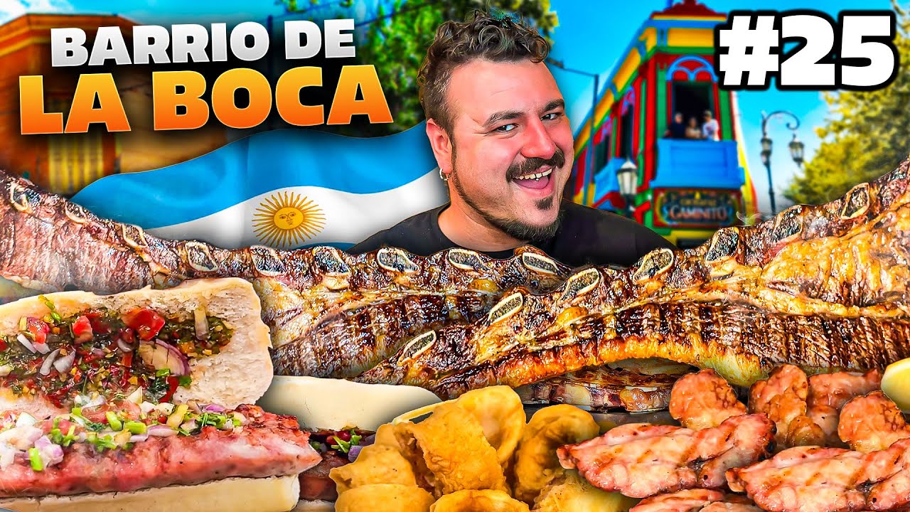 ARRASAMOS con TODA la COMIDA TÍPICA del BARRIO de LA BOCA ¡ESPECTACULAR!