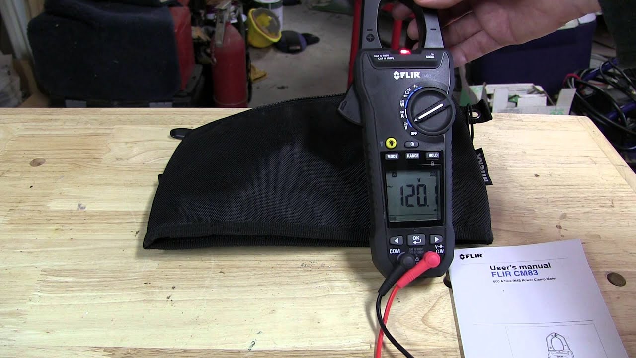 Flir 600 Amp True RMS Power Clamp Meter, with Bluetooth Wireless Connection, Model CM83