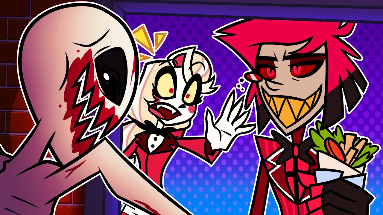 Can HAZBIN HOTEL Survive SCARY SHAWARMA KIOSK?!