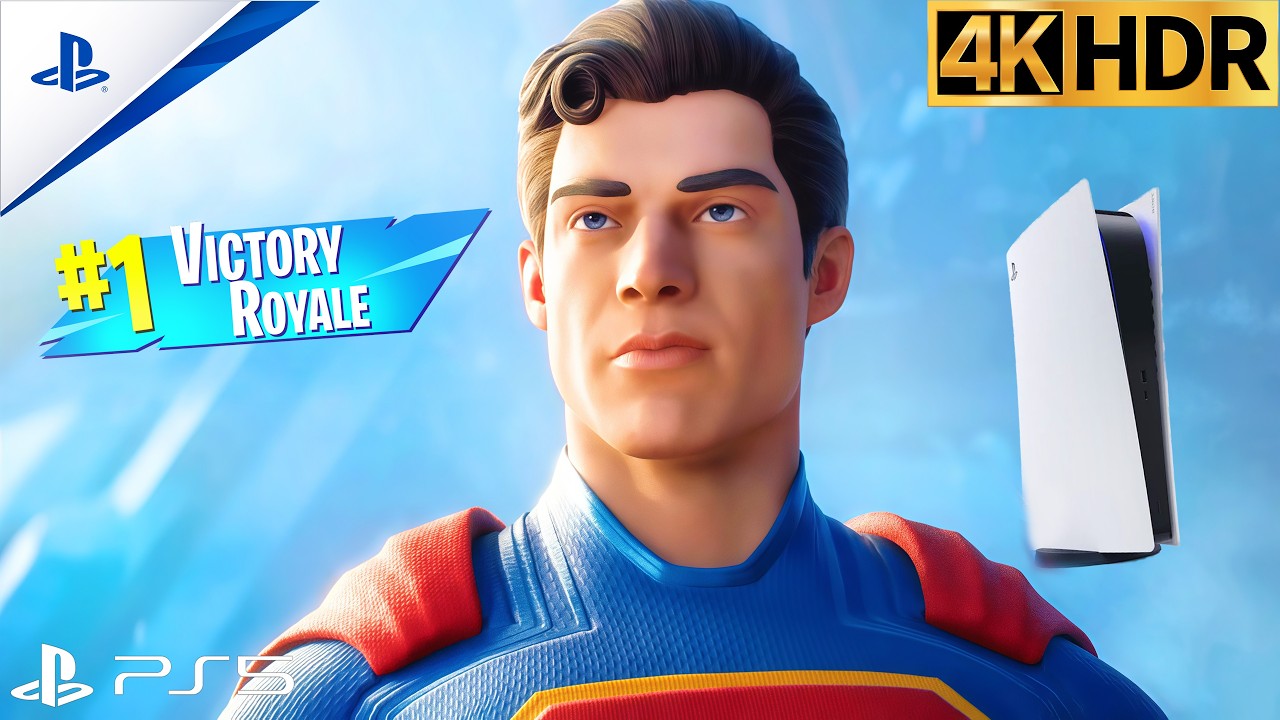 Superman won the battle | Fortnite Zero Build Gameplay PS5 Slim | Fortnite Victory Royale Gameplay