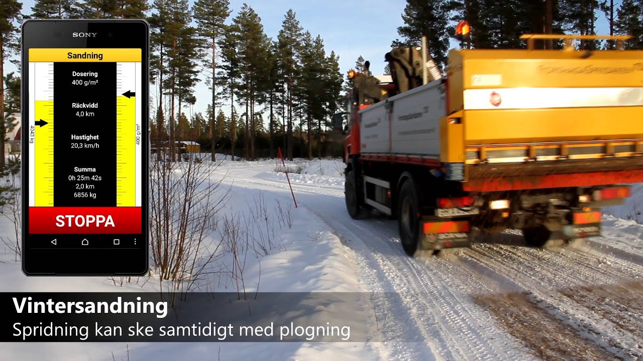 Sandspridare, saltspridare, ForshagaSpridaren (2015) (Sand spreader, salt spreader)