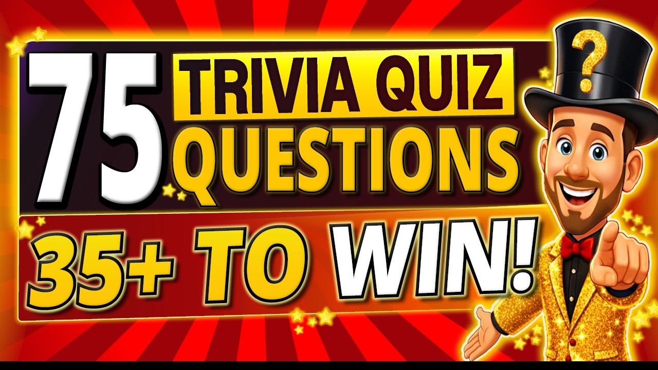 The FUN Trivia Quiz EVERYONE is playing! ➡️ 75 Pub Quiz General Knowledge Questions