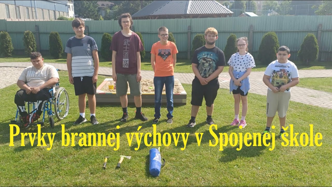 Prvky brannej výchovy v Spojenej škole