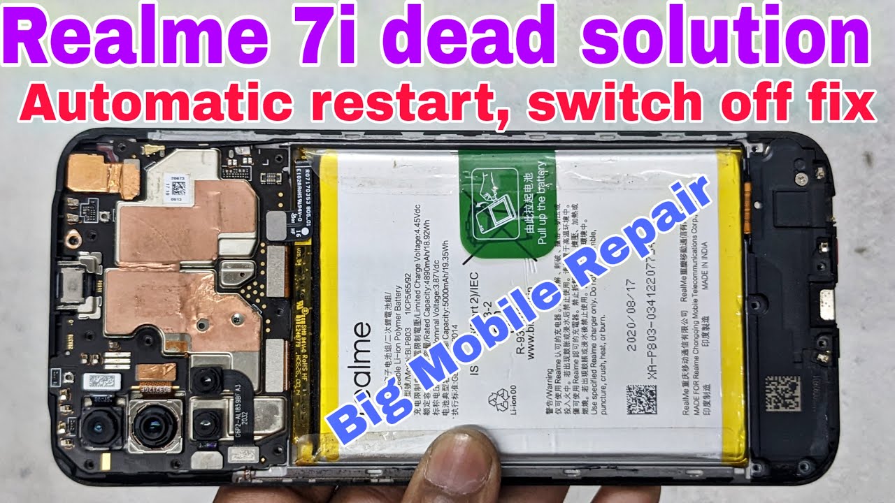 Realme 7i Dead solution | Realme 7i automatic Switch off | Realme 7i restart problem fix