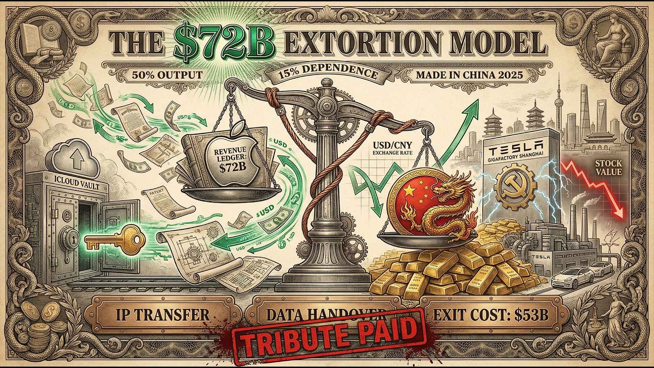 The 2,000-Year Extortion: How China Forced Apple and Tesla into the 