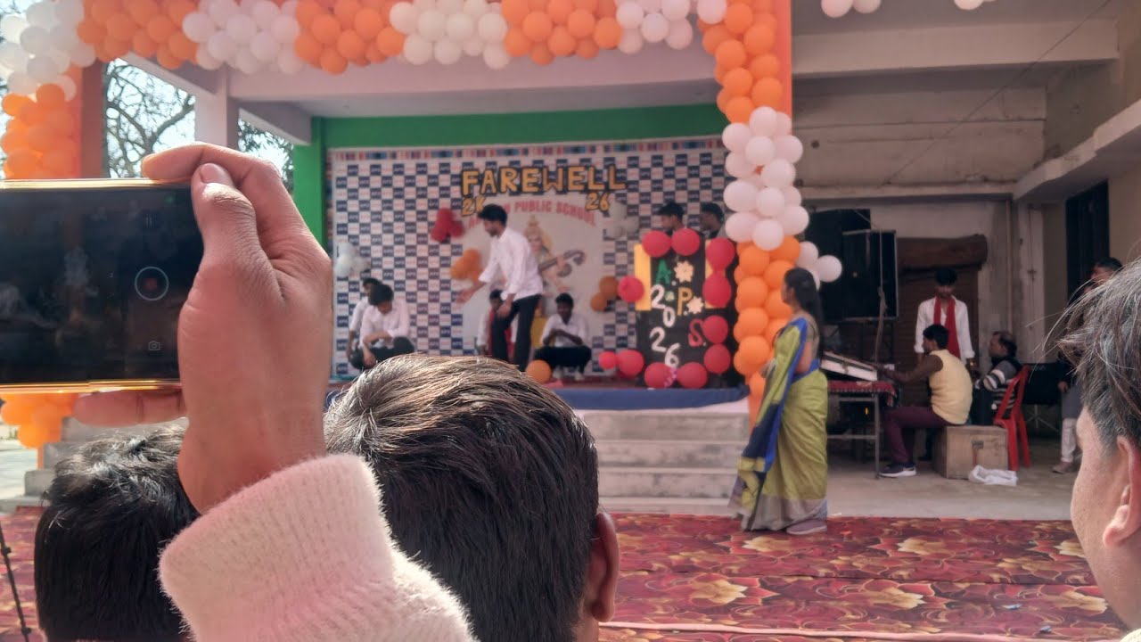 Adarsh inter college rampur bujurg farewell party #farewell #trending #viral #college 