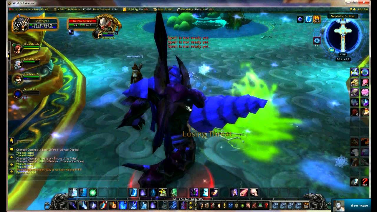 Running a World of Warcraft Dungeon Naked (no armor)
