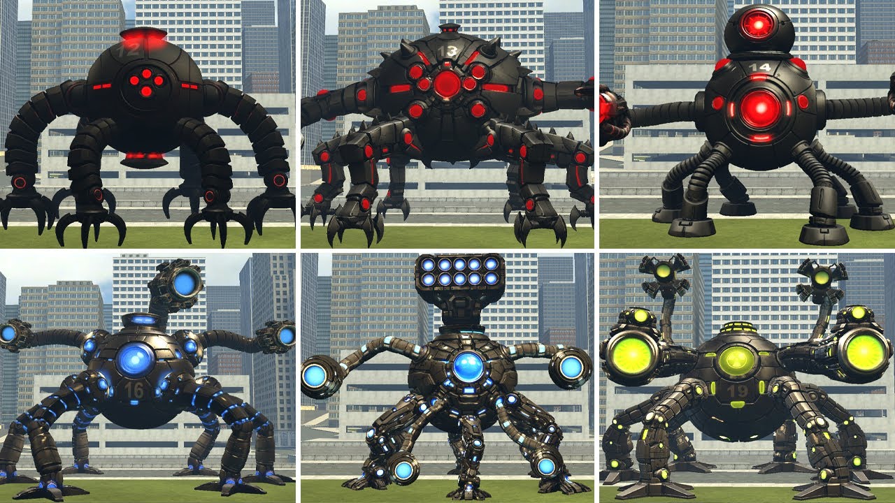 Who Are They ? I Found All Omnidroids Robot Army in Garry's Mod !