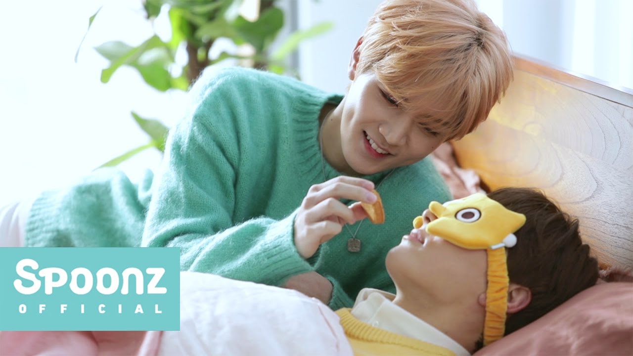 잠자는 민현이를 깨우는 방법! 렌모닝 알람쿠키🍪 ㅣ NU'EST - Let's Love MV 촬영현장 비하인드 #브런치 #Brunch (ENG SUB)